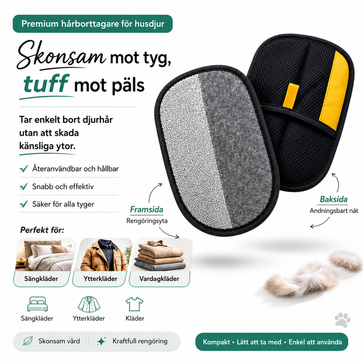PawSwipe - Hår &amp; Pälsborttagare